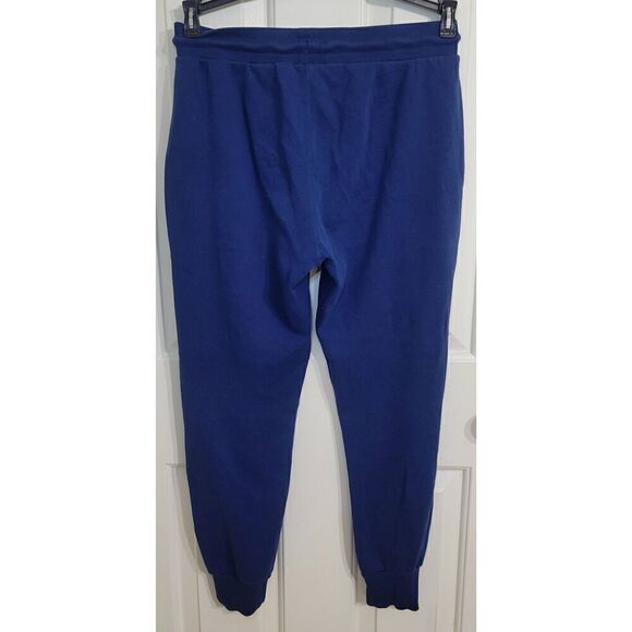 The Simpsons Jogger Sweatpants Women's M Pockets Drawstring Graphic Blue White - Picture 2 of 5